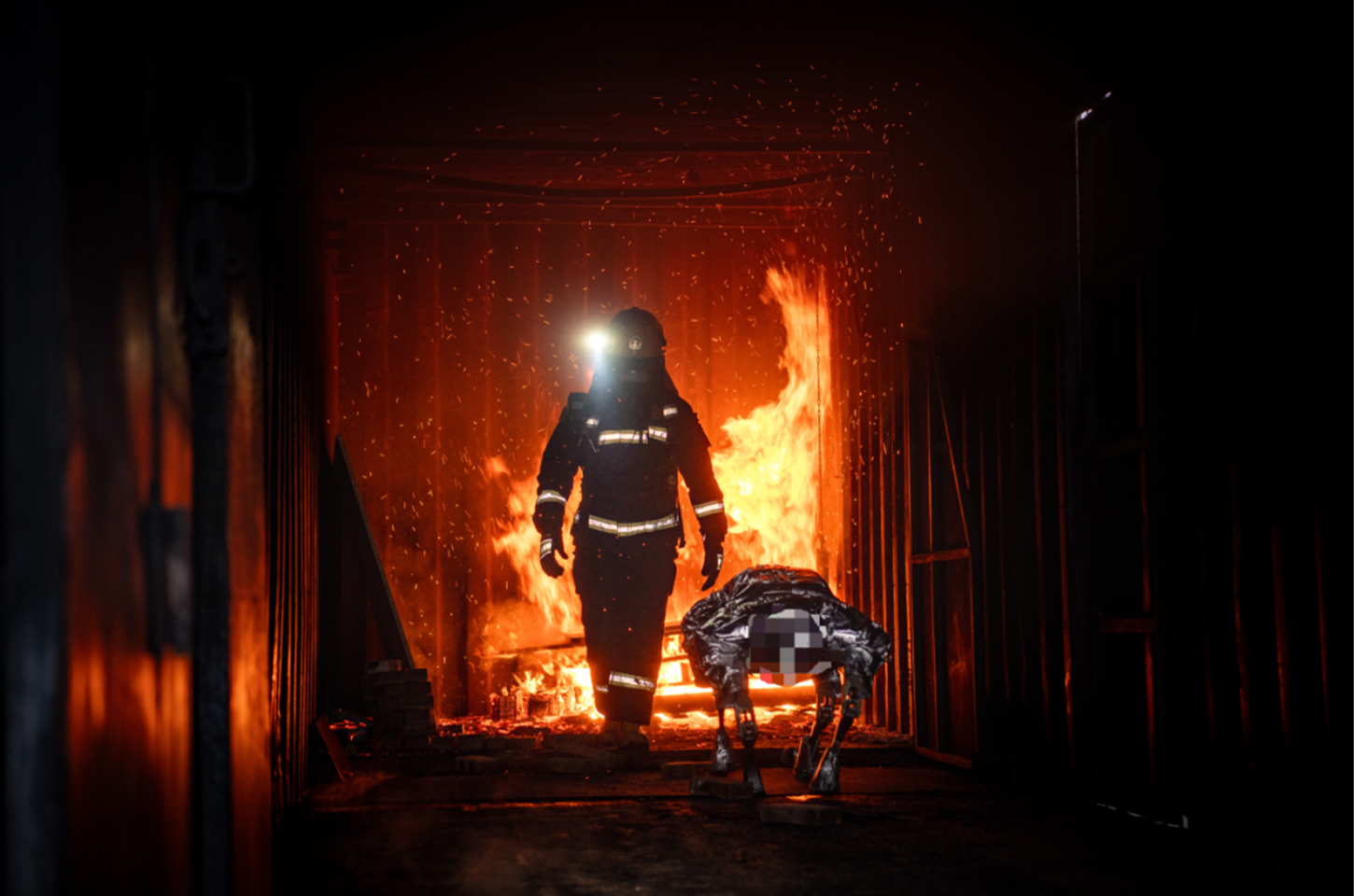 宇树科技第一个消防应急应用场景实测中心在沙县消防基地正式挂牌